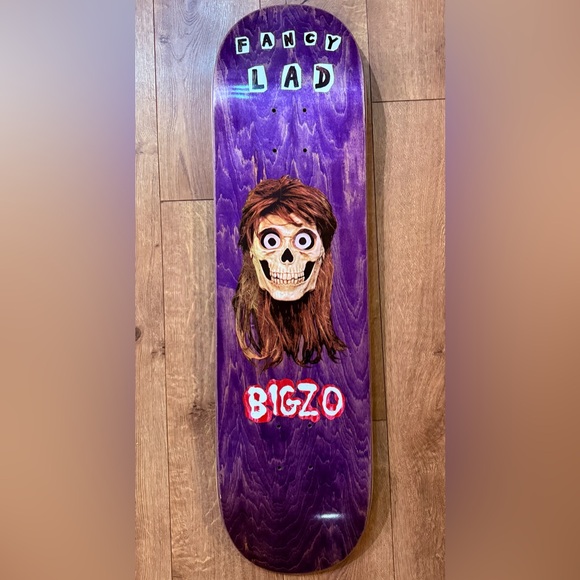 Fancy Lad Skateboards Lad Bigzo “Head” Skateboard Deck 8.25 Custom grip Tape Job - Picture 4 of 5